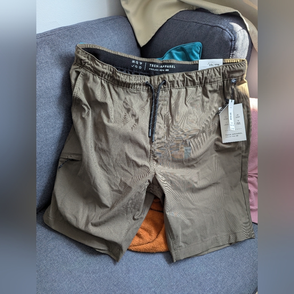 Brown/Tan Shorts by Projek Raw size XXL For Men. NWT.
